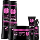 Shampoo + Cond 500ml.+ Masc.300ml+ Protetor + Fluido Haskell Cavalo Forte Hidra