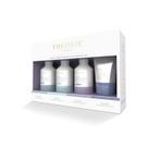 Shampoo, condicionador e esfoliante Travel Set Theorie PURE Collection