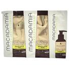 Shampoo/condicionador e tratamento com óleo e hidratação nutritiva de macadâmia