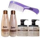 Shampoo, Condicionador, Máscara, Ativador Detra Meus Cachos