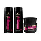 Shampoo + Condicionador + Máscara para Cabelos Frágeis e Quebradiços BARROMINAS Mix de Aminoácidos