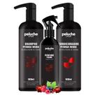 Shampoo, Condicionador Pet e Perfume Passion Cães e Gatos Peluche Pitanga Negra Eliminador de Odores Peluche Pets