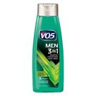 Shampoo Condicionador Sabonete Corporal Alberto VO5 Masculino 3 em 1 370mL