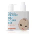 Shampoo Cradle Cap Treatment Frida Baby e spray para couro cabeludo