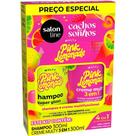 Shampoo + Creme Multifuncional Salon Line - Cachos dos Sonhos Multy Pink Lemon 300ml