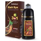 Shampoo de coloração de cabelo Bablabear Chestnut Brown 500mL para cabelos grisalhos