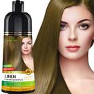 Shampoo de coloração de cabelo Herbishh Magic Dye 500mL, cinza sem amônia