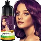 Shampoo de coloração de cabelo Herbishh Magic Dye 500mL, cinza sem amônia
