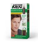 Shampoo de cor de cabelo apenas para homens, vermelho médio, marrom H-37