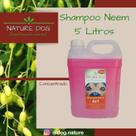 Shampoo de Neem AntiPulgas Concentrado 5 Litros Nature Dog para, Pets, Cachorro, Gato, Banho e Tosa