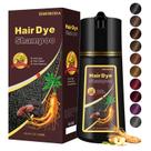 Shampoo de tintura de cabelo Agthyuve Coffee Color 500mL 3 em 1