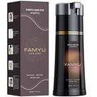 Shampoo de tintura de cabelo Famyu Black 500mL para mulheres e homens