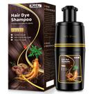 Shampoo de tintura de cabelo IIIMEIDU Castanho Escuro 350mL 3 em 1, cobertura cinza