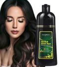 Shampoo de tintura de cabelo Ivnil Augeas Black 500 ml com cobertura 100% cinza