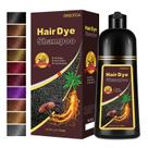 Shampoo de tintura de cabelo Yocisku Dark Wine Red 500mL para mulheres e homens