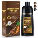 Shampoo de tintura de cabelo YOURTONE Chestnut Brown 500 ml sem amônia Shampoo de tintura de cabelo YOURTONE Chestnut Brown 500 ml sem amônia