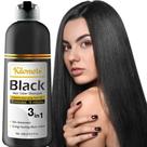 Shampoo de Tintura Kilomets Black 400ml - Cobertura 100% dos Cabelos Brancos