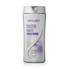 Shampoo Desamarelador Silver Hair Vinilady 200ml - Para Cabelos Loiros, Brancos e Grisalhos