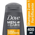 Shampoo Dove Men +Care Força Resistente 2 Em 1 400ml