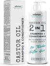 Shampoo e condicionador 2 em 1 Óleo de rícino para o crescimento do cabelo Shampoo e condicionador 2 em 1 Óleo de rícino para o crescimento do cabelo