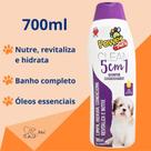Shampoo E Condicionador 5x1 Para Cães e Gatos 700ml Power Pets