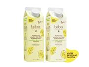 Shampoo e condicionador Babo Botanicals, purificante, limão, melaleuca e toranja