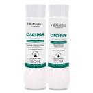 Shampoo e Condicionador Cachos Bambu 500ml Hidrabell Tratamento Hidratante e Suavizante para Cabelos Cacheados