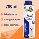 Shampoo e Condicionador Clareador para Cães e Gatos 700ml Power Pets