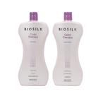 Shampoo e condicionador Duo BioSilk Color Therapy 1L