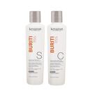 Shampoo e condicionador, embalagem dupla, sem sulfato de querazão, 500 ml