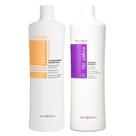 Shampoo e condicionador Fanola No Yellow 1L Anti Brass, pacote com 2 unidades