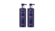 Shampoo e condicionador hidratante antienvelhecimento Alterna Caviar 487ml