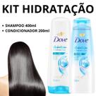 Shampoo e Condicionador Kit Com Vitaminas Para Hidratação