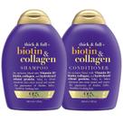 Shampoo e Condicionador OGX Thick & Full Biotina e Colágeno - Conjunto