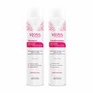 Shampoo e condicionador para cabelos pós progressiva kit com 2 unidades