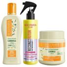 Shampoo e Máscara Camomila + Reconstrutor Bio Extratus Shampoo e Máscara Camomila + Reconstrutor Bio Extratus