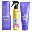 Shampoo e Máscara +Hidra e Spray Reconstrutor Bio Extratus Shampoo e Máscara +Hidra e Spray Reconstrutor Bio Extratus