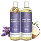 Shampoo e sabonete corporal para bebês SoCal Suds 2x355ml de lavanda