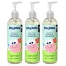 Shampoo e Sabonete Líquido Mr. Bubble Baby Sweet Violet 354ml Kit com 3