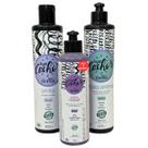 Shampoo + Gelatina Ativadora 240g + Creme Para Pentear Crespos Vibrantes Vegano Amo Cachos Griffus