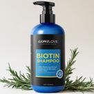 Shampoo GOWILOVE con 99% de Biotina Pura 350 mL para Crecimiento de Cabello 3 Veces Más Grueso