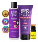 Shampoo Hidraliso + Alisante Hidraliso + Óleo De Argan