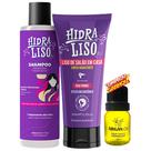 Shampoo Hidraliso + Alisante Hidraliso + Óleo De Argan