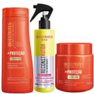 Shampoo Máscara +Proteção e Spray Reconstrutor Bio Extratus