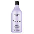 Shampoo Matizador Cabelos Loiros e Grisalhos Platinize Vizet 900ml