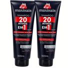 Shampoo Maxihair 500ml 20 Ativos Em 1 - Kit C/ 2 Unidades