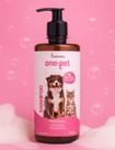 Shampoo Natural para Cães e Gatos Fêmea Via Aroma One Pet Pretty 500ml Fórmula Suave e Natural