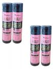 SHAMPOO NUTRITIVO RECONSTRUÇÃO ROSA MOSQUETA 300ml NATUFLORES Kit 4und