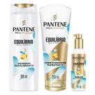 Shampoo Pantene EQ 300ml + Condicionador 250ml + Serum