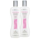 Shampoo para cães BioSilk Silk Therapy Detangling 355 ml, pacote com 2 unidades